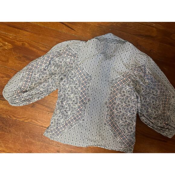 Cleobella Archer Set | Paloma Print Shorts & Button Front Blouse | sz XS - Picture 14 of 16